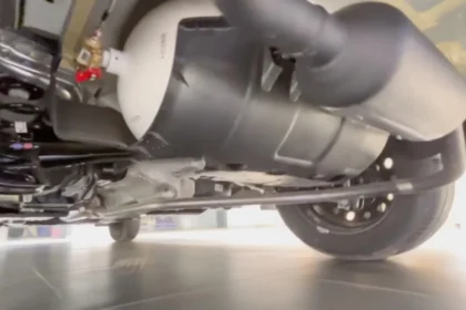 Maruti Brezza with Underbody CNG Tank